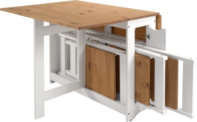 Santos Butterfly Dining Set
White/Distressed Waxed Pine