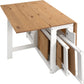 Santos Butterfly Dining Set
White/Distressed Waxed Pine