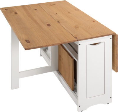 Santos Butterfly Dining Set
White/Distressed Waxed Pine