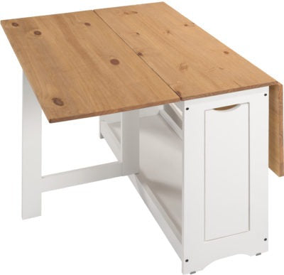 Santos Butterfly Dining Set
White/Distressed Waxed Pine