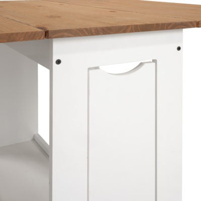 Santos Butterfly Dining Set
White/Distressed Waxed Pine