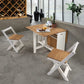 Santos Butterfly Dining Set
White/Distressed Waxed Pine