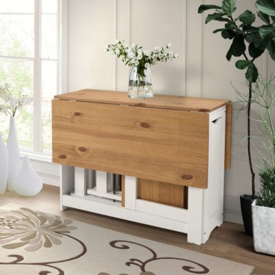 Santos Butterfly Dining Set
White/Distressed Waxed Pine