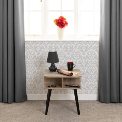Saxton Side Table
Mid Oak Effect/Grey