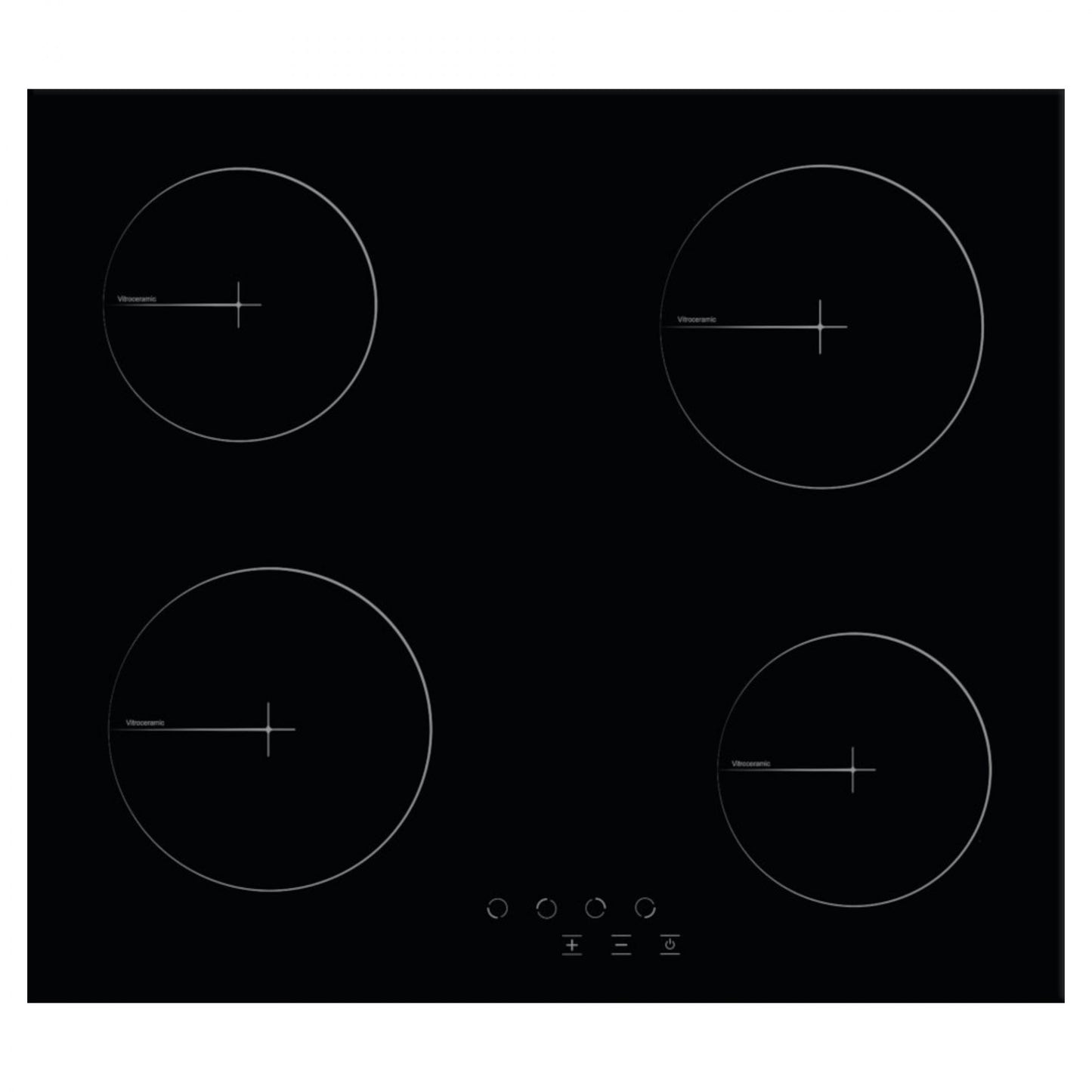 Altimo BCH600T1B 60cm 4 Zone Touch Control Ceramic Hob