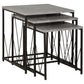 Athens Square Nest Of Tables
Concrete Effect/Black
