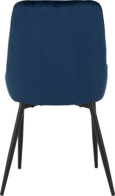 Athens Rectangular Dining Set with Avery Chairs
Concrete Effect/Black/Sapphire Blue Velvet