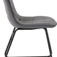 Athens Round Dining Set with Lukas Chairs
Concrete Effect/Black/Grey Velvet