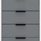 Madrid 5 Drawer Chest
Grey/White Gloss