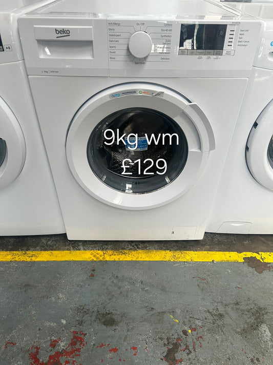 beko 9kg washing machine 🌟 Free Delivery 🌟 120 Days Warranty 🌟