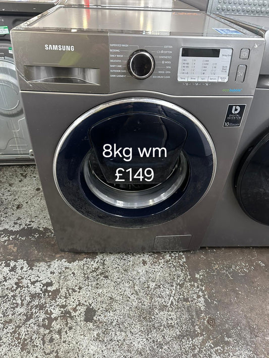 Samsung 8kg washing machine 🌟 Free Delivery 🌟 120 Days Warranty 🌟