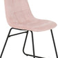 Athens Rectangular Dining Set with Lukas Chairs
Medium Oak Effect/Black/Baby Pink Velvet