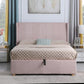 Amelia Plus 4'6" Storage Bed
Pink Velvet Fabric