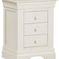 Bordeaux 3 Drawer Bedside
Ivory