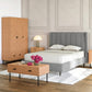 Amelia 4'6" Bed
Dark Grey Fabric