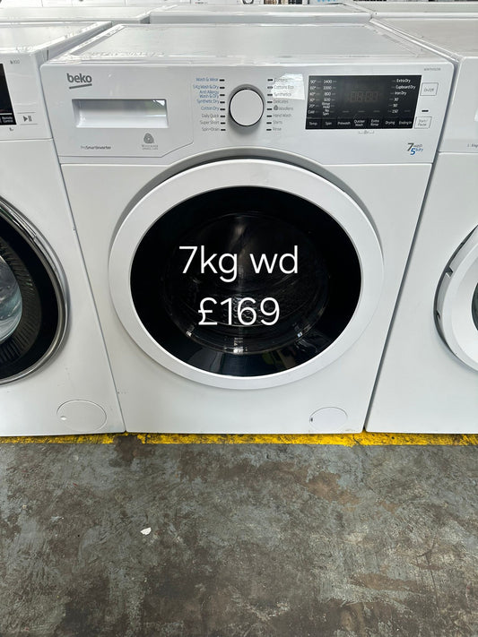 beko 7kg washer dryer 🌟 Free Delivery 🌟 120 Days Warranty 🌟