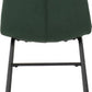 Athens Rectangular Dining Set with Lukas Chairs
Concrete Effect/Black/Emerald Green Velvet