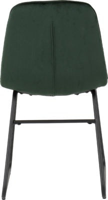 Athens Rectangular Dining Set with Lukas Chairs
Concrete Effect/Black/Emerald Green Velvet