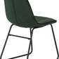 Athens Round Dining Set with Lukas Chairs
Concrete Effect/Black/Emerald Green Velvet