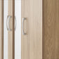 Charles 3 Door All Hanging Mirrored Wardrobe
Oak Effect Veneer with Walnut Trim
