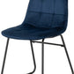 Athens Rectangular Dining Set with Lukas Chairs
Concrete Effect/Black/Sapphire Blue Velvet