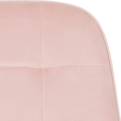 Athens Rectangular Dining Set with Lukas Chairs
Concrete Effect/Black/Baby Pink Velvet