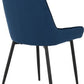 Athens Rectangular Dining Set with Avery Chairs
Concrete Effect/Black/Sapphire Blue Velvet