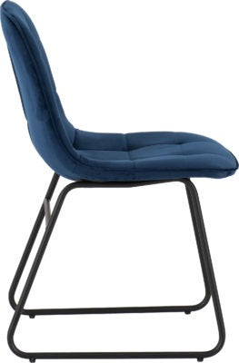 Athens Rectangular Dining Set with Lukas Chairs
Concrete Effect/Black/Sapphire Blue Velvet