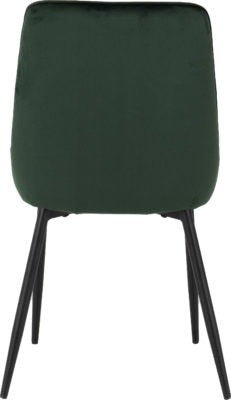 Athens Rectangular Dining Set with Avery Chairs
Medium Oak Effect/Black/Emerald Green Velvet