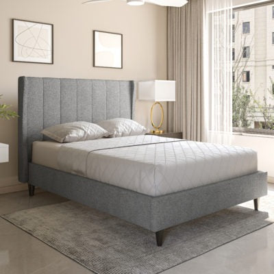 Amelia 4'6" Bed
Dark Grey Fabric