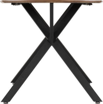 Athens Rectangular Dining Set with Lukas Chairs
Medium Oak Effect/Black/Grey Velvet