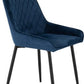 Athens Rectangular Dining Set with Avery Chairs
Concrete Effect/Black/Sapphire Blue Velvet