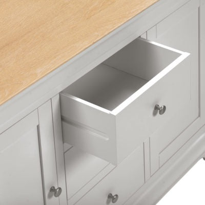 Bordeaux 2 Door 3 Drawer Sideboard
Pebble Grey/Oak