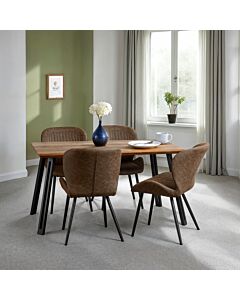 Quebec Straight Edge Dining Set