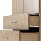 Charles 2 Door 2 Drawer Wardrobe
Oak Effect Veneer with Walnut Trim