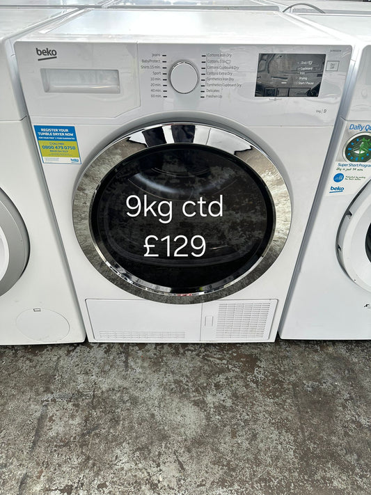 beko 9kg condenser dryer 🌟 Free Delivery 🌟 120 Days Warranty 🌟