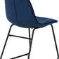 Athens Rectangular Dining Set with Lukas Chairs
Concrete Effect/Black/Sapphire Blue Velvet