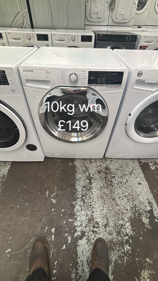 Hoover 10kg washing machine 🌟 Free Delivery 🌟 120 Days Warranty 🌟