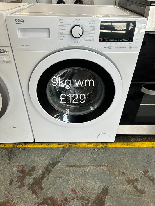 beko 9kg washing machine 🌟 Free Delivery 🌟 120 Days Warranty 🌟
