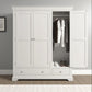 Bordeaux 3 Door Wardrobe
Ivory