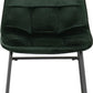 Athens Round Dining Set with Lukas Chairs
Concrete Effect/Black/Emerald Green Velvet