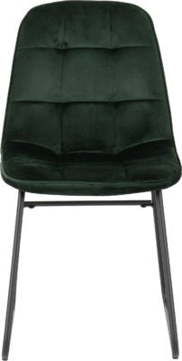 Athens Round Dining Set with Lukas Chairs
Concrete Effect/Black/Emerald Green Velvet
