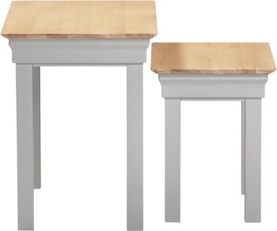 Bordeaux Nest of 2 Tables
Pebble Grey/Oak