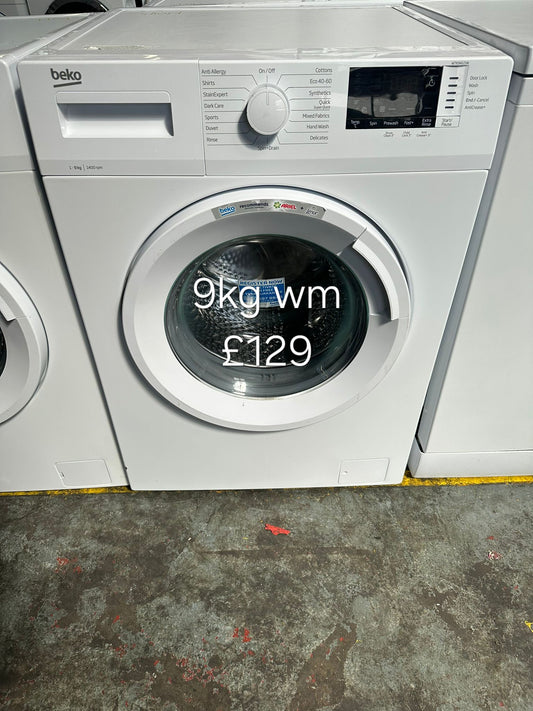 beko 9kg washing machine 🌟 Free Delivery 🌟 120 Days Warranty 🌟