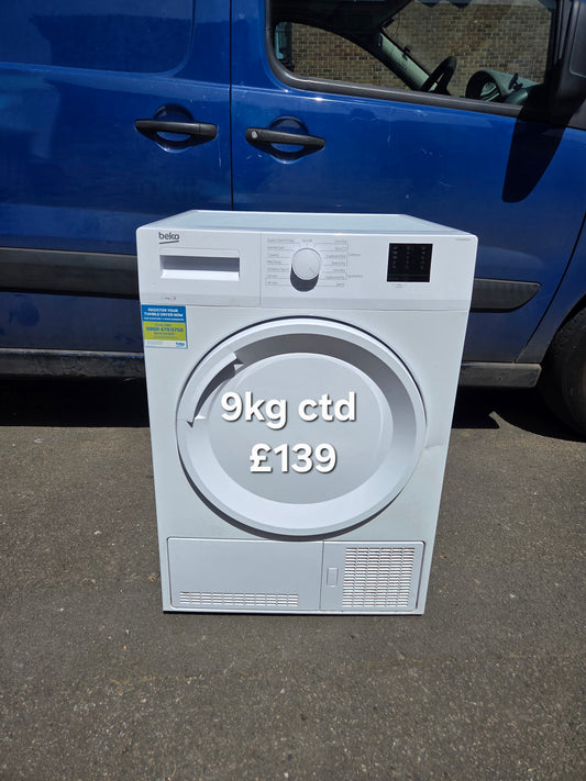 Beko 9kg condenser dryer 🌟 Free Delivery 🌟 120 Days Warranty 🌟