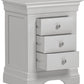 Bordeaux 3 Drawer Bedside
Pebble Grey