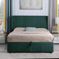 Amelia Plus 5' Storage Bed
Green Velvet Fabric