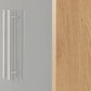 Seville 2 Door Wardrobe
Grey High Gloss/Light Oak Effect Veneer