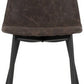 Athens Rectangular Dining Set
Medium Oak Effect/Black/Brown Faux Leather