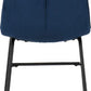 Athens Rectangular Dining Set with Lukas Chairs
Concrete Effect/Black/Sapphire Blue Velvet